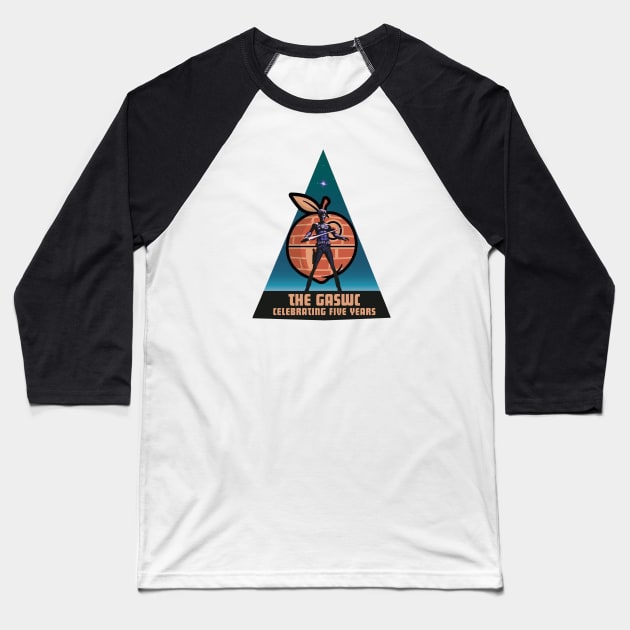 GASWC Mcquarrie Fifth Anniversary Baseball T-Shirt by GASWC